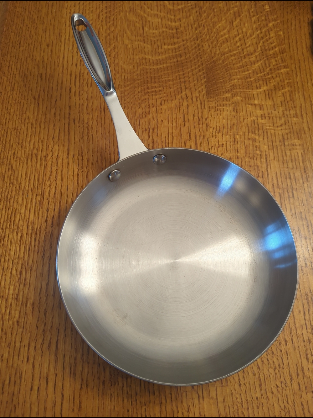 Revere Ware │ SX 02f Frying Pan Skillet 9.5” Diameter High Grade Stainless Steel